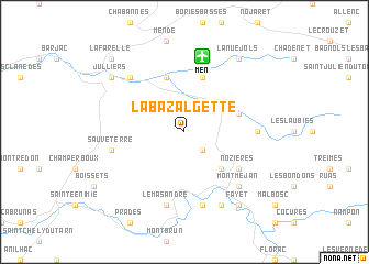 map of La Bazalgette