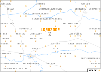 map of La Bazoge