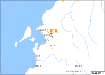 map of Laba