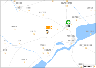 map of Laba