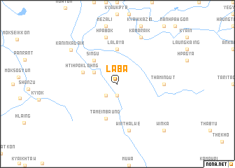 map of Laba