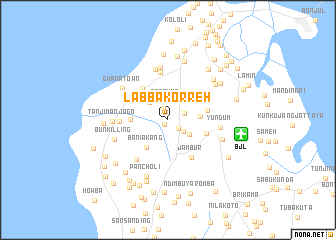 map of Labba Korreh