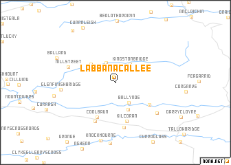 map of Labbanacallee