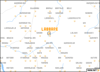 map of Labbare