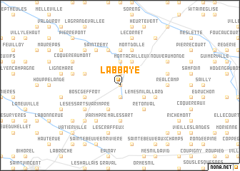 map of LʼAbbaye