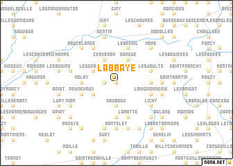 map of LʼAbbaye