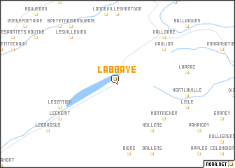 map of LʼAbbaye