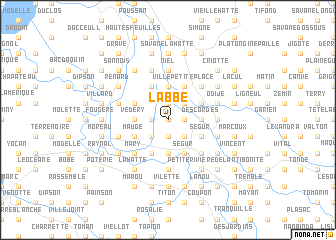 map of LʼAbbé