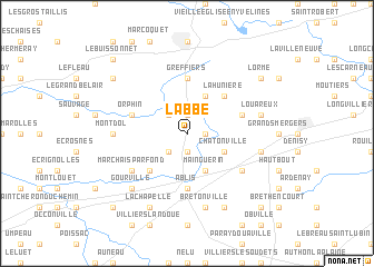 map of LʼAbbé