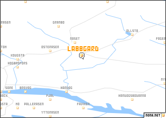 map of Labbgård