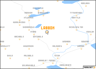 map of Labbom