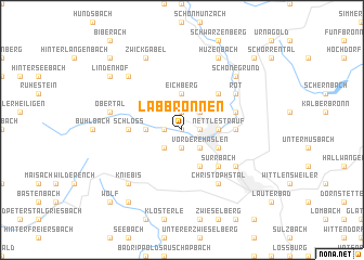 map of Labbronnen