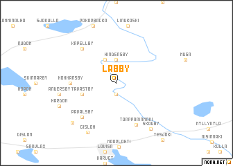map of Labby