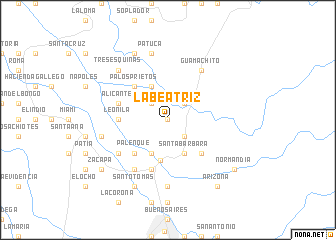 map of La Beatriz