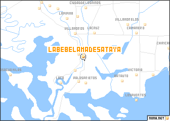 map of La Bebelama de Sataya