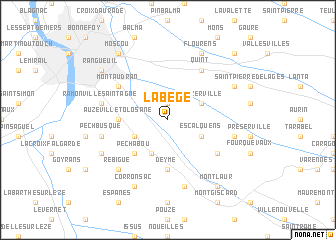 map of Labège