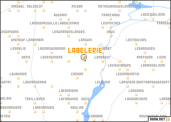 map of La Belerie