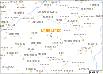 map of Labélinka