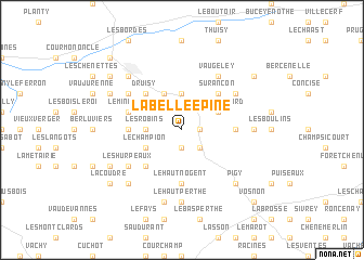 map of La Belle Épine