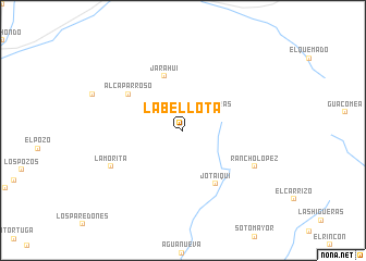 map of La Bellota