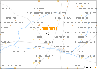 map of La Benâte