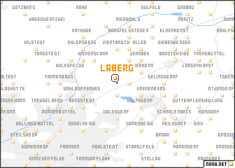 map of Laberg