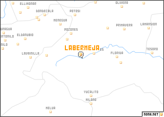 map of La Bermeja