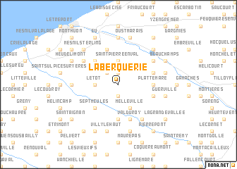 map of La Berquerie