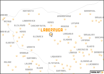 map of La Berruga