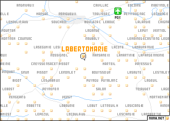 map of La Bertomarie