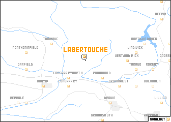 map of Labertouche