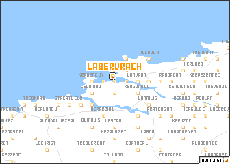 map of LʼAber Vracʼh