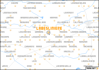 map of La Beslinière