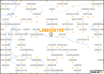 map of La Besseyre