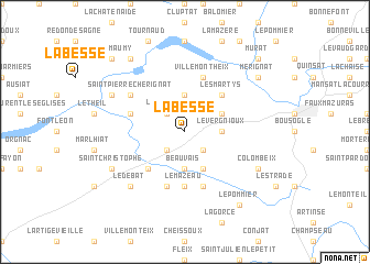 map of La Besse