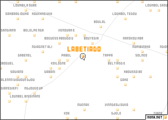 map of Labétiado