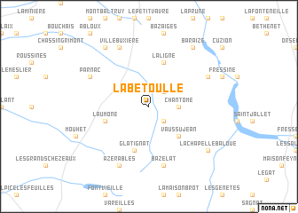 map of La Bétoulle