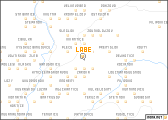 map of Labe