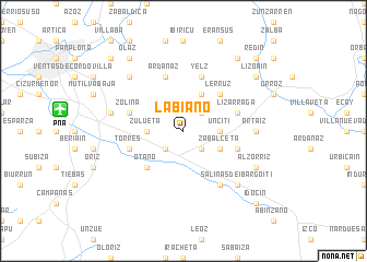 map of Labiano