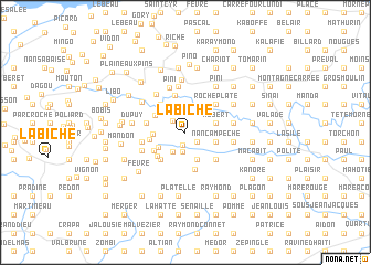 map of Labiche