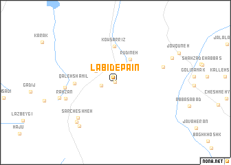 map of Lābīd-e Pā\