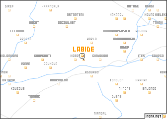 map of Labidé