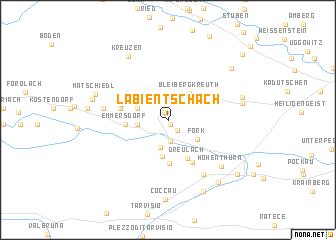 map of Labientschach