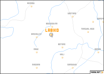 map of Labiko