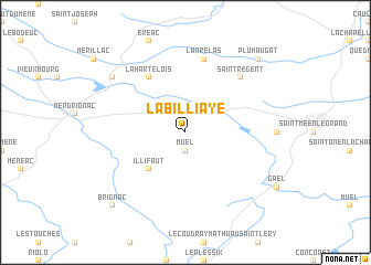 map of La Billiaye