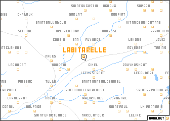 map of La Bitarelle