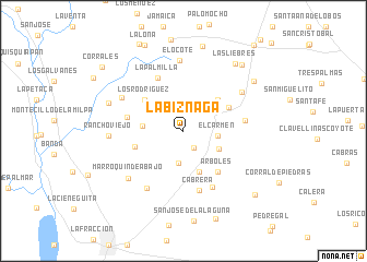 map of La Biznaga