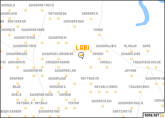 map of Labi