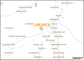 map of La Blanca