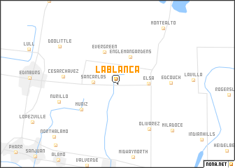 map of La Blanca